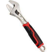 MAXPOWER 8"/200mm Adjustable Wrench with Soft Grip Handle, Extra Wide Adjustable Spanner Wrench with MAX Opening Capacity 30mm