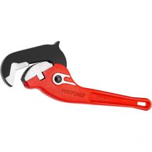 Maxpower - Llave para Tubos con RapidGrip CrV, Llave Stillson 350mm, Llave Grifa con Apertura Máxima 54mm, Llave Giratubos para Uso con una Mano