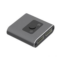 Maxtrack - CS38L 2 ports Commutateur réseau DisplayPort gris Y747013