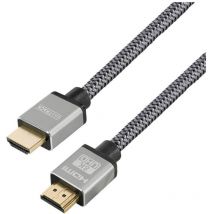 Maxtrack - Câble de raccordement hdmi Fiche mâle hdmi-a, Fiche mâle hdmi-a 1.00 m noir c 221-1 hnl 8K uhd Câble hdmi