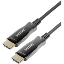 Maxtrack - Câble de raccordement hdmi Fiche mâle hdmi-a, Fiche mâle hdmi-a 40.00 m noir c 508-40 ml 4K uhd Câble hdmi