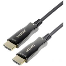 Maxtrack - Câble de raccordement hdmi Fiche mâle hdmi-a, Fiche mâle hdmi-a 50.00 m noir c 508-50 ml 4K uhd Câble hdmi X525882