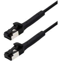 Maxtrack - TI42-1,5L RJ45 Câble réseau, câble patch cat 8.1 u/ftp 1.50 m noir blindage simple, flexible 1 pc(s) Y749973
