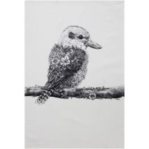 Maxwell & Williams Marini Ferlazzo Küchentuch de mit de Cucaburra Design de 100% Baumwolle, 50 x 70 cm - Weiß