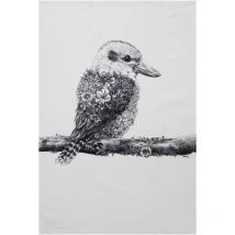 Colnk - Maxwell & Williams Marini Ferlazzo Paño de Cocina con Diseño de Cucaburra de 100% Algodón, 50 x 70 cm – Blanco