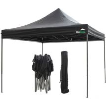 Maxxgarden - Tente de Réception 3x3 m - 9m² - Easy-up avec structure en acier - Tonnelle de jardin - Barnum - Pliable - Protection uv 50+ - Avec sac