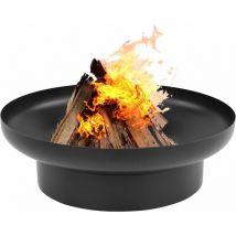 Brasero - Panier à Feu - Cheminée de Terrasse - Cheminée Ambiance - ø 80 cm - Noir - Maxxgarden