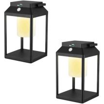 Lampe solaire de jardin - Lampe de jardin à led - Détecteur de mouvement - 2 pièces - 15x25 cm - Maxxgarden