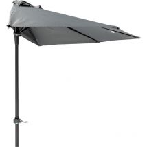 Maxxgarden - Parasol de balcon demi-rond Ø270 cm - Parasol de balcon - Garde-corps de balcon parasol - Demi parasol pour balcon - Balcon parapluie