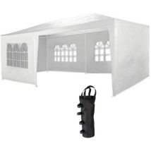 Maxxgarden Gazebo 3x6 – Tenda Per Feste – Gazebo Da Campeggio – Gazebo Da Giardino Con Pareti Laterali – Gazebo 3x3 Pieghevole Impermeabile Per 