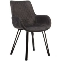 Maxxhome - Chaise de Salle à Manger - Chaise de Cuisine Moderne - Chaise Confortable - Lot de 2 - Gris Clair
