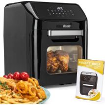 Friggitrice ad Aria Calda xxl – Forno 9 in 1 per Friggere – Touch Screen – 1800 w con Ricettario e Accessori - Maxxhome