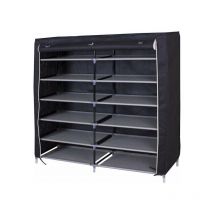 Maxxhome - Armoire Pliable - Armoire de Camping - Armoire Pliable pour Camping - 115 x 30 x 108 cm - Noir