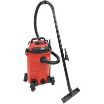 Maxxhome - Aspirapolvere a umido/secco 25L -1400 w- Attacco Per Soffiatore - Incl. bocchetta combi per aspirare a umido e a secco - tubo flessibile