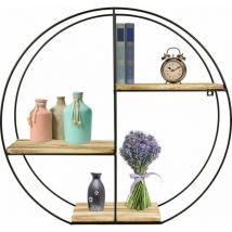MaxxHome Support mural industriel - métal - 55x55x11 cm - Différents modèles