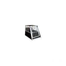 Maxxpet - Cage pour Chien 65x91x69 cm - Caisse De Transport pour Chien Pliable - 1 Porte - Cage Chien Voiture en Aluminium Pro - pour Chien Et Chat