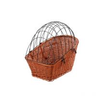 Cestino per bicicletta per cani – per portabagagli – 55x35x51,5cm – marrone - Maxxpet