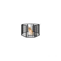 Panchina per cani - Cuccia per cani con 8 pannelli - Acciaio - 78 x 60 cm - Maxxpet