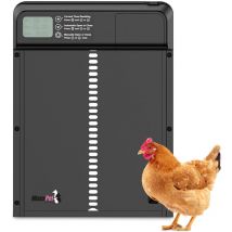 Maxxpet - Automatic Chicken Hatch - Porte pour poules - Ouverture de poulailler pour poules - 25x5x33cm