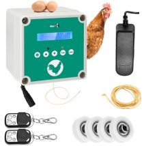Maxxpet - Panneau Automatique pour Poules - Porte de Poulailler - Ouvre-porte pour Poules - 30x30cm