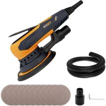 350w Bürstenlose Exzenterschleifer Mit 2,5 Mm, Elektrische Schleifmaschine 150mm 4000-10000 U/min - (6 Einstellbare Geschwindigkeiten) Automatische 