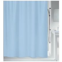 Spirella - maya Cortina de ducha de poliéster 120x200cm azul claro