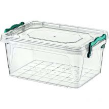 Maya Professional Tools - 21100 Multibox Rettangolare, 3 litri, Trasparente/Grigio