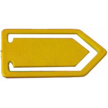 Maya Professional Tools Wclip02 – 4 clip Metal Detectable Por Di Metalli, Grande, 10 pezzi, Giallo