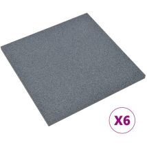 Mayfair Fall Protection Tiles 6 pcs Rubber 50x50x3 cm Grey
