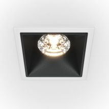 Maytoni Alfa LED Downlight Empotrable Blanco, Negro, 1050lm, 3000K