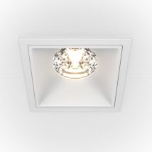 Maytoni - Alfa led Downlight Empotrable Regulable Cuadrado Blanco, 1250lm, 4000K