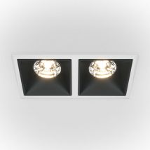 Maytoni - Alfa led Downlight encastré blanc, noir, 2350lm, 4000K