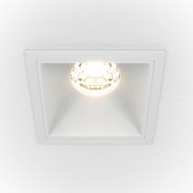 Maytoni - Alfa led Downlight Encastré Carré Dimmable Blanc, 550lm, 4000K