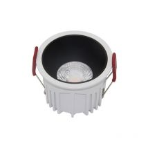 Faretto Da Incasso Moderno Alfa Led Alluminio Bianco Led Diffusore Pvc 15W
