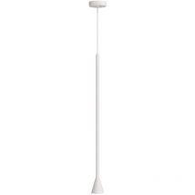 Lampadario a Sospensione Moderno Arrow Metallo Bianco 1 Luce Gu10 40W