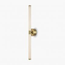 Gebraucht] Maytoni Led Wandleuchte Wandlampe Axis Led Goldfarben Höhe 63 Cm Lampe Leuchte B-Ware