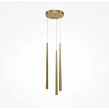 Hängeleuchte Esszimmerlampe Pendelleuchte led 3 Flammig Aluminium messing