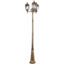 Maytoni Fleur Lampadaires d'extérieur noir avec or, IP44