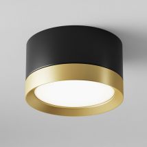 Maytoni - Hoop Downlight monté en surface noir, or, 5cm, GX53