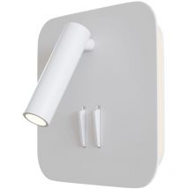 Applique Da Parete Moderno Ios 176 Alluminio Bianco Luce Led Integrato 10W