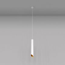 Maytoni - Lipari Plafonnier suspendu Slim Blanc, Or, 40cm, GU10