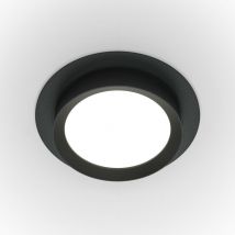 Maytoni - Hoop Round Recessed Downlight Black GX53