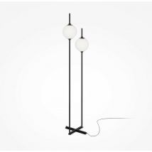 Maytoni - The Sixth Sense Modern 2 Light Dimmable Multi Arm Floor Lamp Black 3000K