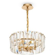 Maytoni - Puntes Moderne Puntes 4-Licht-Gold-Zylinder-Hängeleuchte