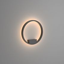 Maytoni Rim Aplique LED Integrado Moderno Negro, 40cm, 3000K