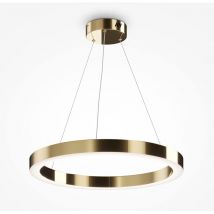 Maytoni Saturno Lámpara colgante de techo LED integrada moderna, latón, 3100 lm, 4000 K