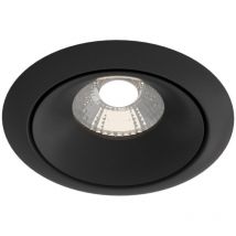 Maytoni - Yin Downlight Regulable Empotrable Negro 3000K