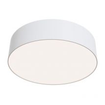 Plafoniera Moderna Zon Alluminio Bianco 26W