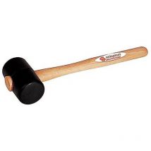 Taliaplast maza goma 500gr 60mm 471102 , Maza de goma. - Tamaño: 580 gramos. - 1/2 Mango de madera. - Maza de 2 lados planos.