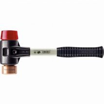 Mazo HALDER SIMPLEX Cobre / plástico con carcasa de hierro maleable reforzado y mango de fibra de vidrio - D=40 mm - 3746.040